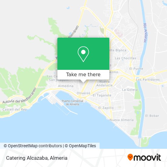 Catering Alcazaba map