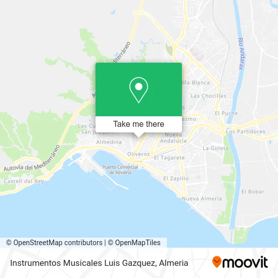 Instrumentos Musicales Luis Gazquez map