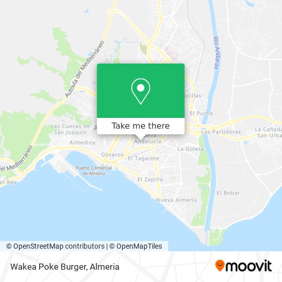 Wakea Poke Burger map