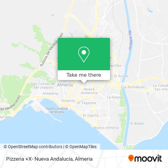 mapa Pizzeria +X- Nueva Andalucía