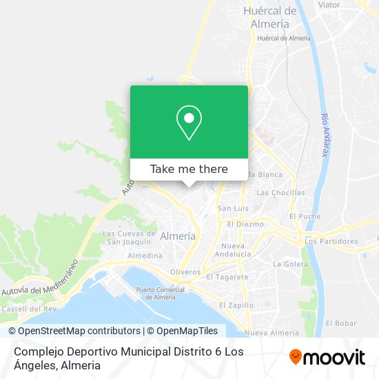 Complejo Deportivo Municipal Distrito 6 Los Ángeles map