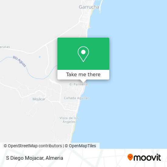 S Diego Mojacar map