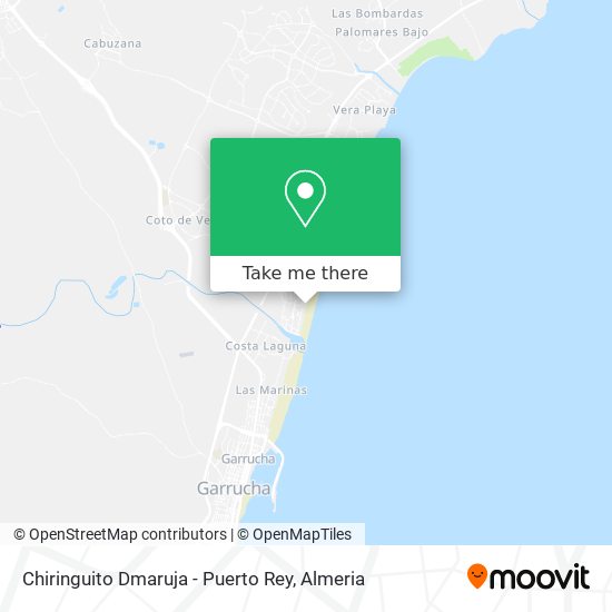 Chiringuito Dmaruja - Puerto Rey map