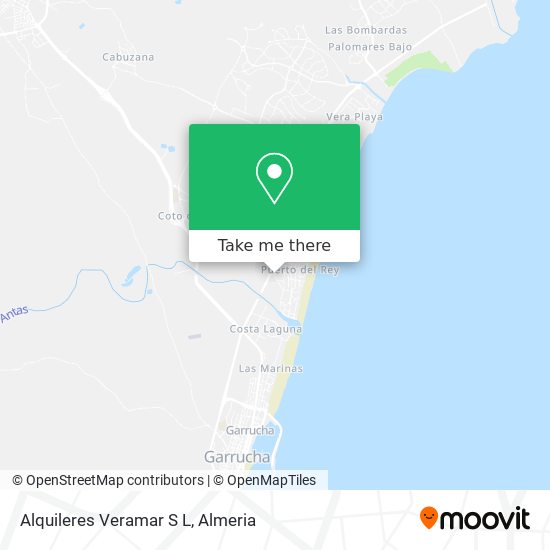 Alquileres Veramar S L map