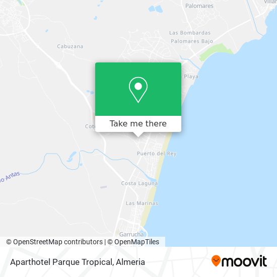 mapa Aparthotel Parque Tropical