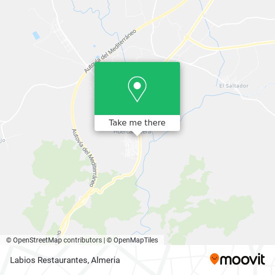 Labios Restaurantes map