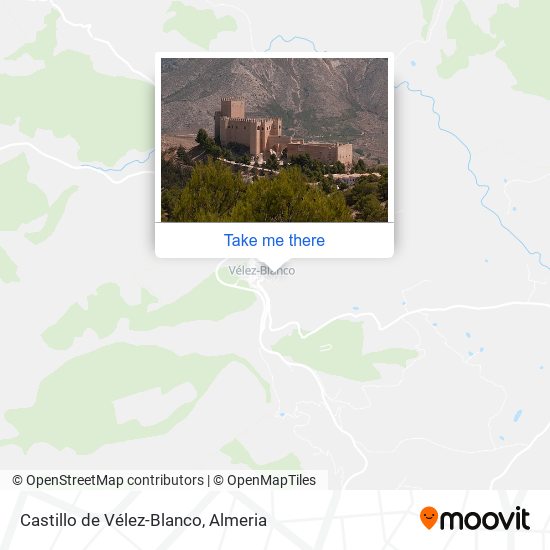Castillo de Vélez-Blanco map