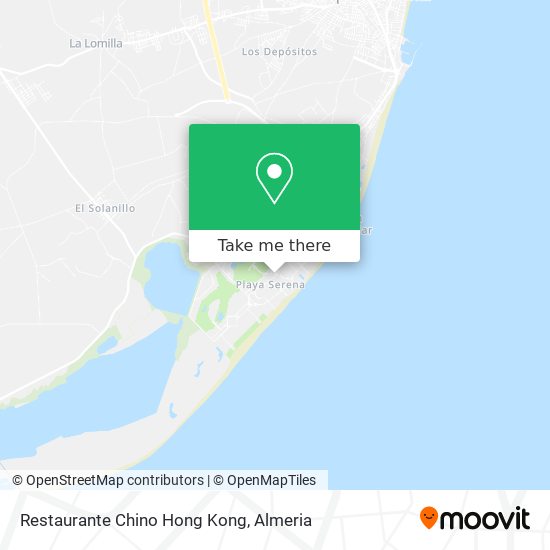 Restaurante Chino Hong Kong map