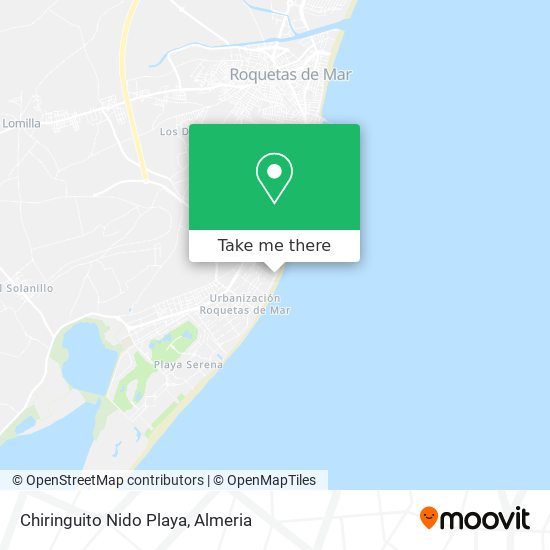 Chiringuito Nido Playa map