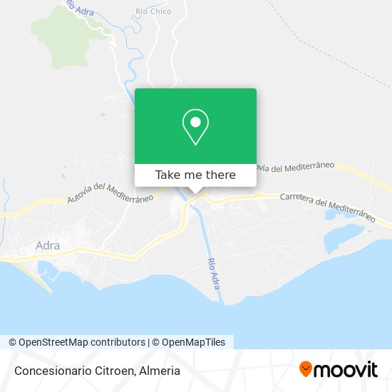Concesionario Citroen map