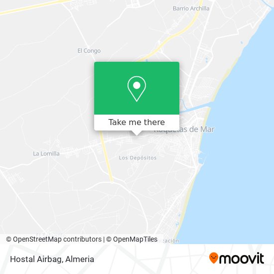 Hostal Airbag map