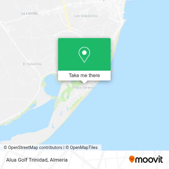 Alua Golf Trinidad map