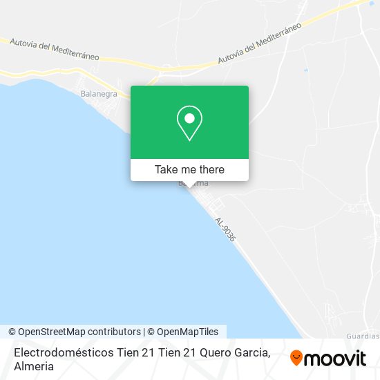 Electrodomésticos Tien 21 Tien 21 Quero Garcia map