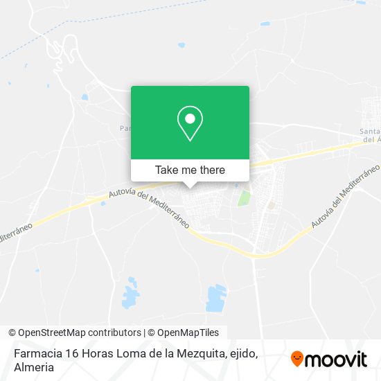 Farmacia 16 Horas Loma de la Mezquita, ejido map