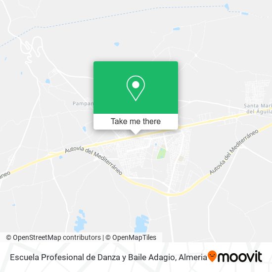 Escuela Profesional de Danza y Baile Adagio map