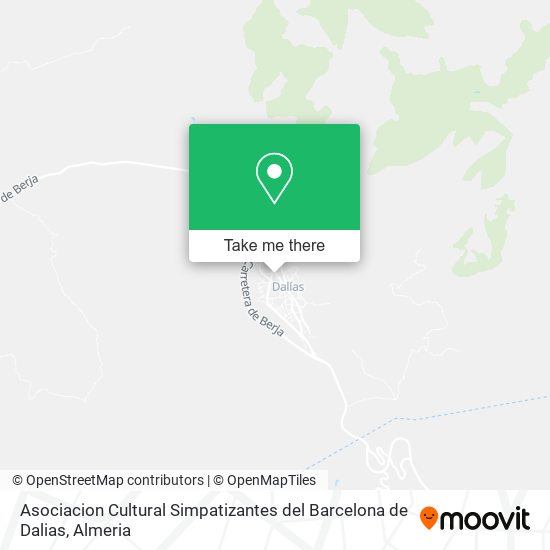 Asociacion Cultural Simpatizantes del Barcelona de Dalias map