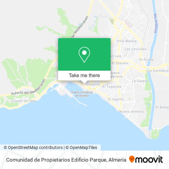 Comunidad de Propietarios Edificio Parque map