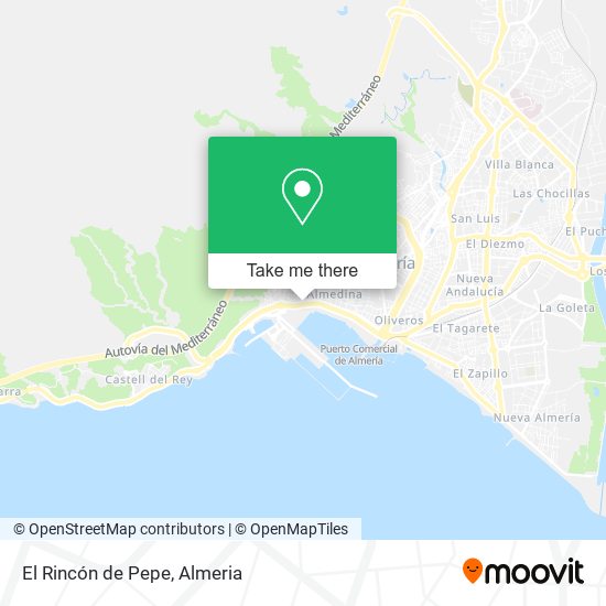 El Rincón de Pepe map