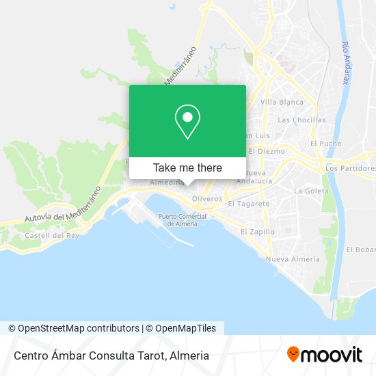 mapa Centro Ámbar Consulta Tarot