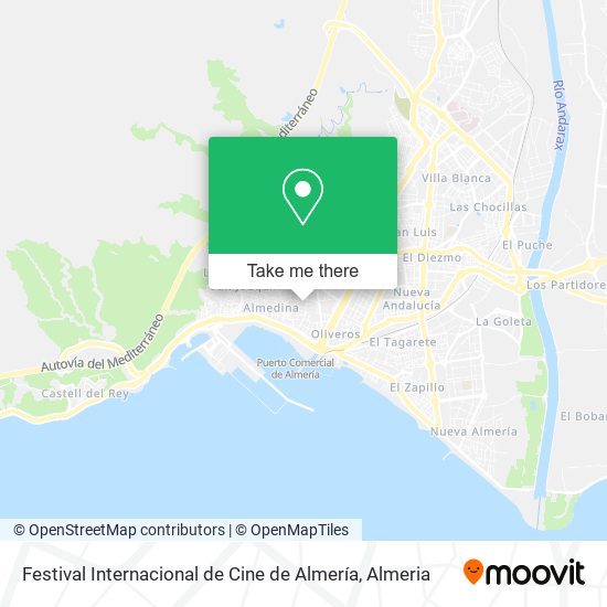 Festival Internacional de Cine de Almería map