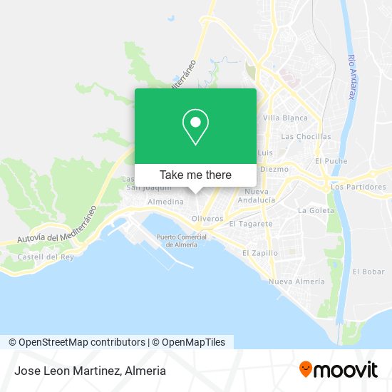 Jose Leon Martinez map