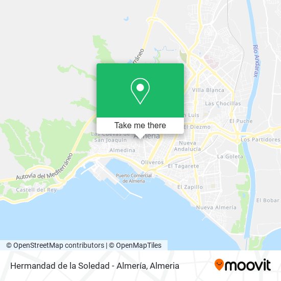Hermandad de la Soledad - Almería map