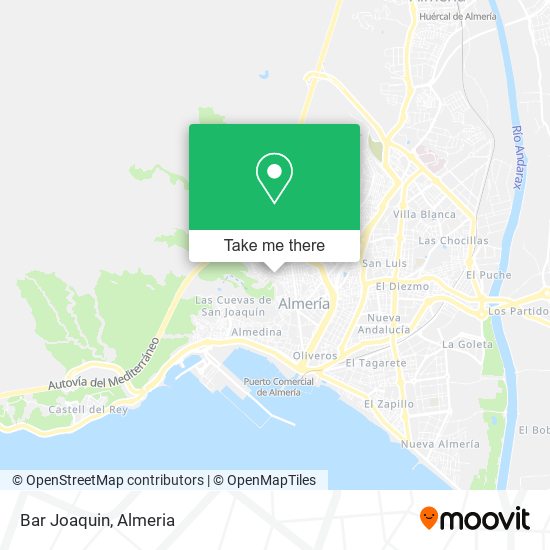 Bar Joaquin map