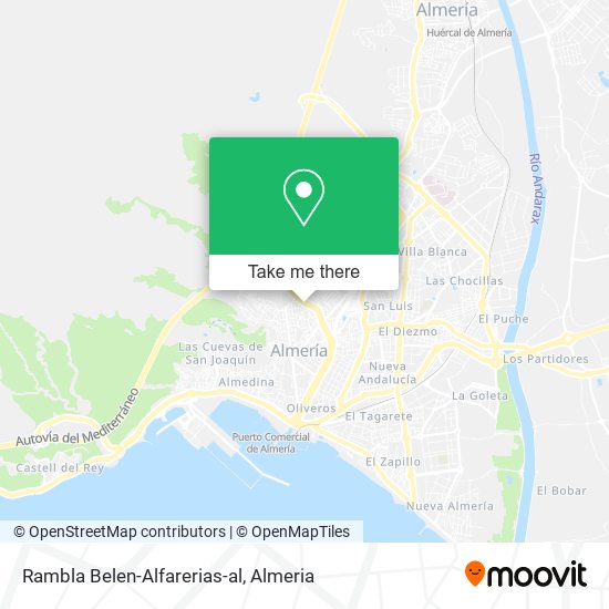 mapa Rambla Belen-Alfarerias-al