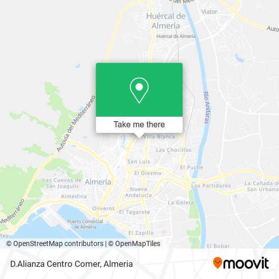 D.Alianza Centro Comer map