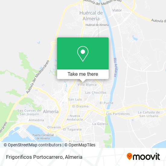 Frigorificos Portocarrero map