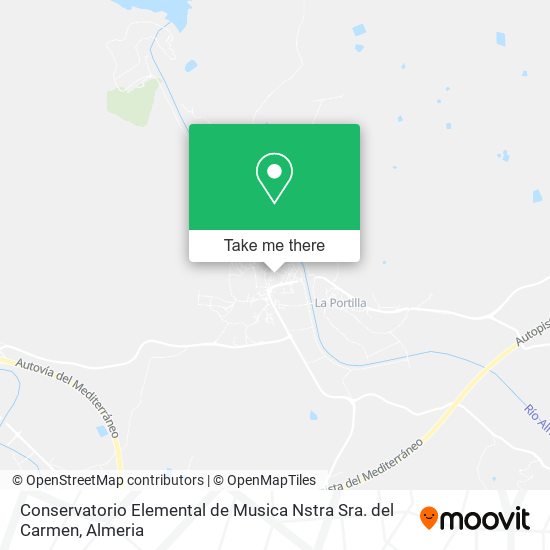 Conservatorio Elemental de Musica Nstra Sra. del Carmen map