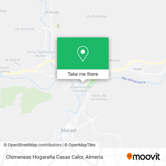 Chimeneas Hogareña Casas Calor map