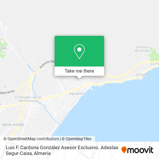 Luis F. Cardona González Asesor Exclusivo. Adeslas Segur-Caixa map