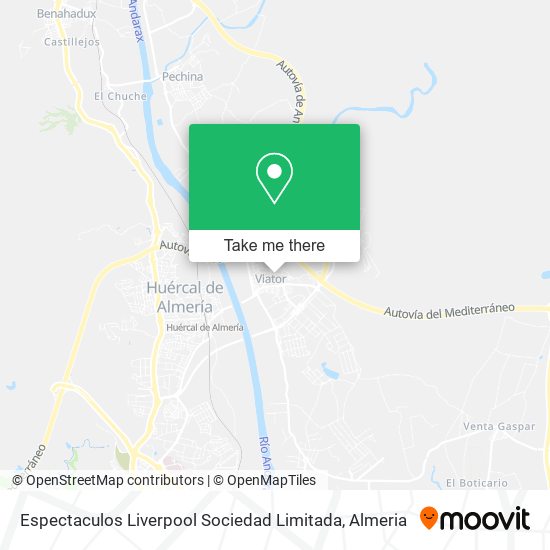 Espectaculos Liverpool Sociedad Limitada map