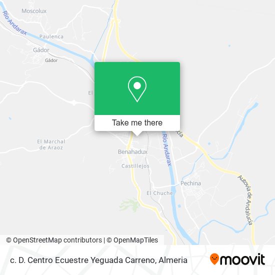 c. D. Centro Ecuestre Yeguada Carreno map