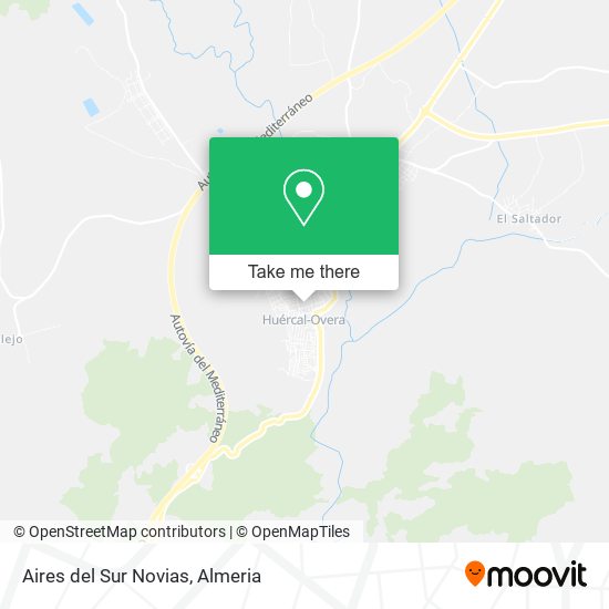 Aires del Sur Novias map