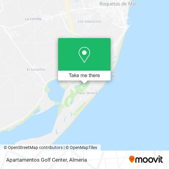Apartamentos Golf Center map