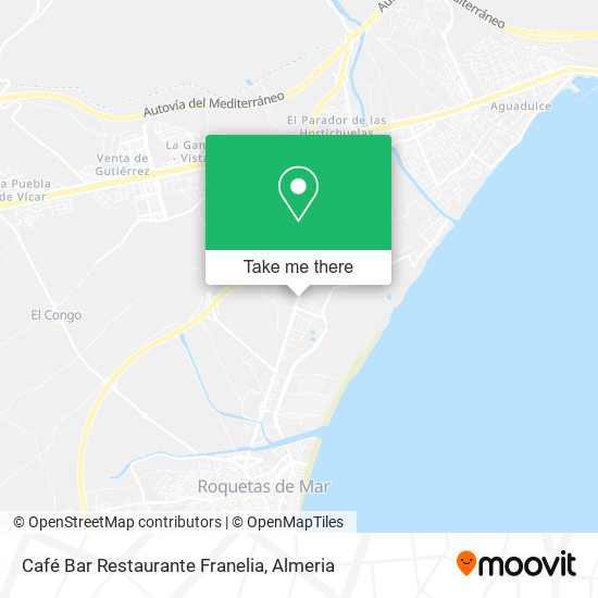 Café Bar Restaurante Franelia map