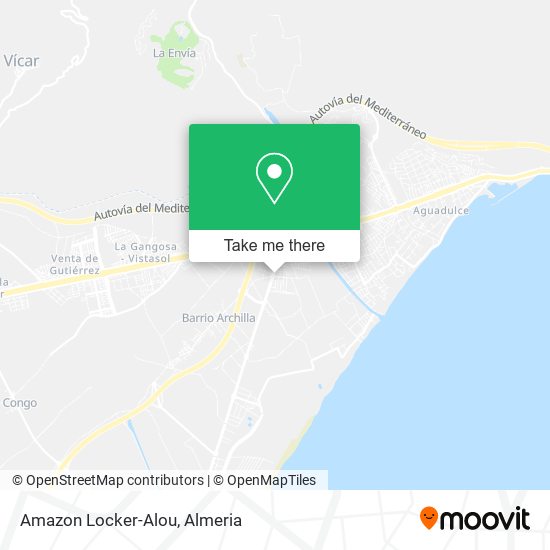 Amazon Locker-Alou map