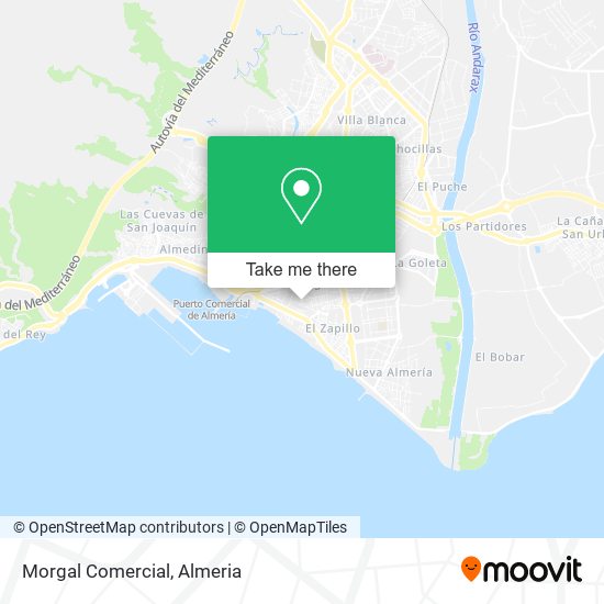 Morgal Comercial map