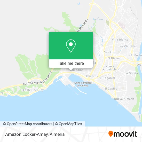 Amazon Locker-Amay map