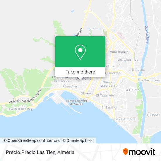 Precio.Precio Las Tien map