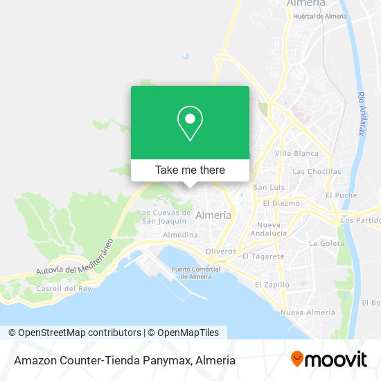 Amazon Counter-Tienda Panymax map