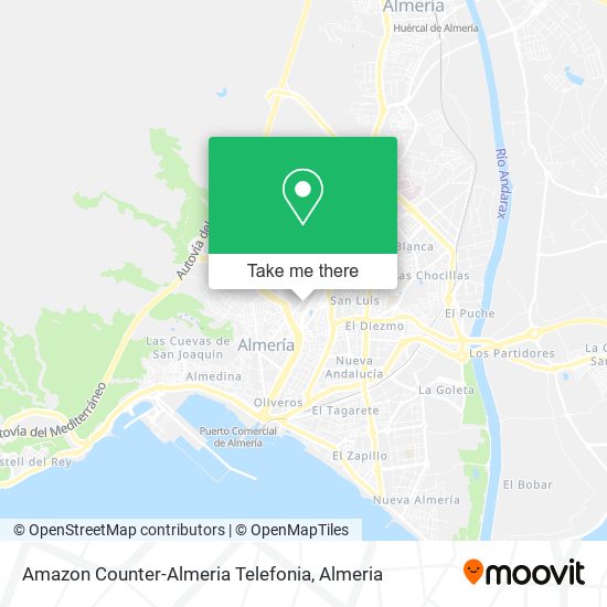 mapa Amazon Counter-Almeria Telefonia