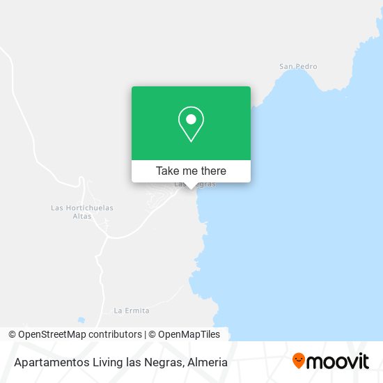 Apartamentos Living las Negras map