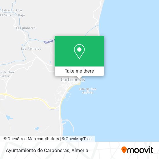 Ayuntamiento de Carboneras map