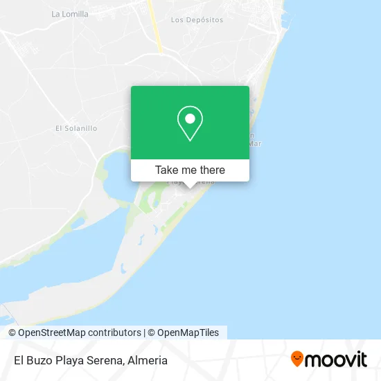 El Buzo Playa Serena map