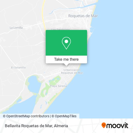 Bellavita Roquetas de Mar map