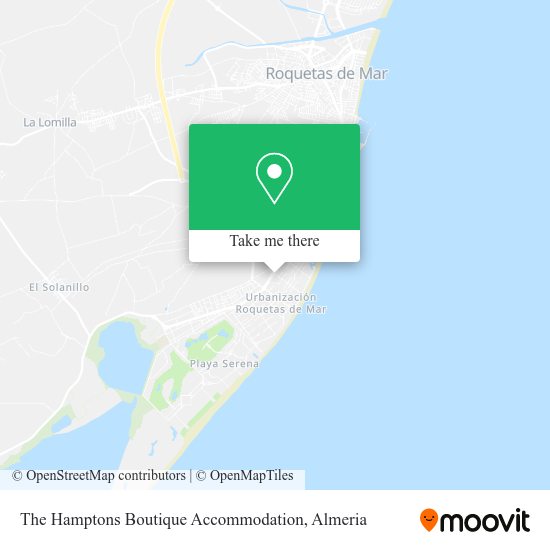 The Hamptons Boutique Accommodation map