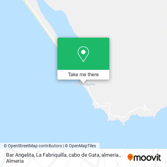 Bar Angelita, La Fabriquilla, cabo de Gata, almería. map